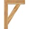 Ekena Millwork Traditional Block Rough Sawn Bracket w/ Offset Brace, Western Red Cedar, 8"W x 32"D x 44"H BKT0806X32X44TRA05RWR - alternate 4